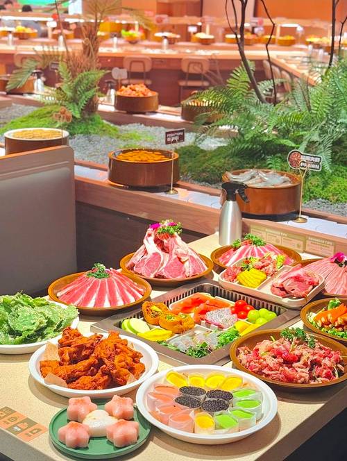 自助烤肉 旋转烤肉 一人食 美食摆盘