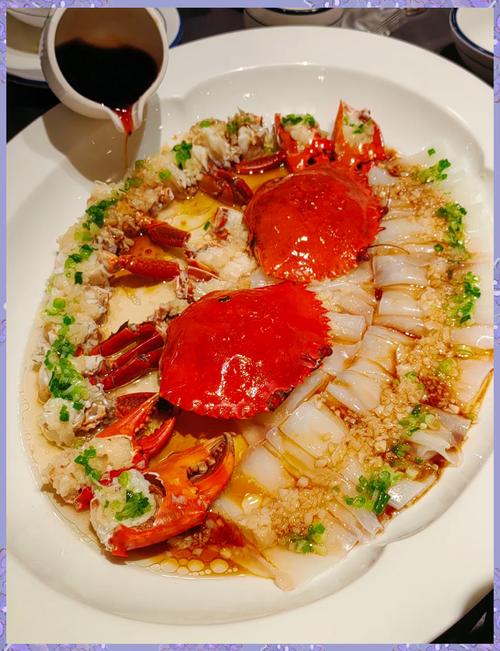 蒜蓉粉丝蒸蟹 海鲜大餐 王牌菜 聚餐硬菜