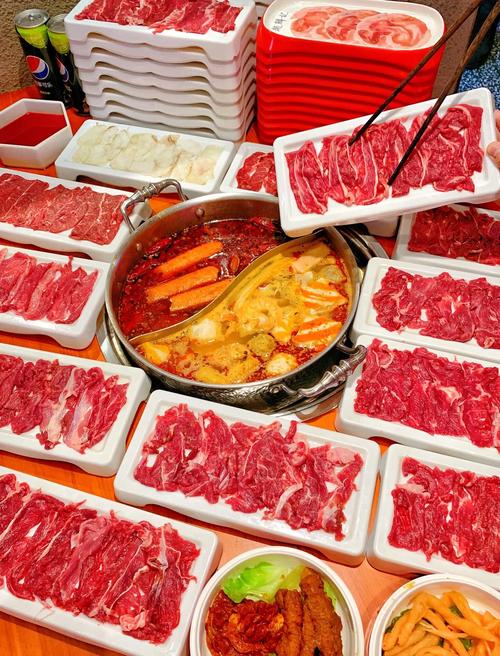 鲜牛肉火锅 鲜切牛肉 潮汕牛肉火锅 火锅牛肉
